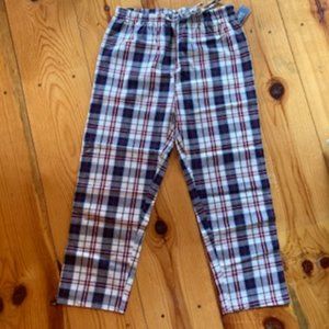 Cotton Plaid Lounge Pants